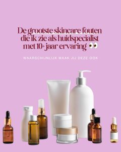skincare fouten
